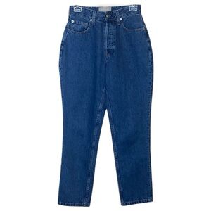 Everlane Blue High Rise Straight Leg Jeans, Size 27R
